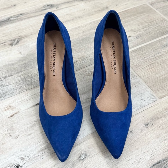 Christian Siriano Royal Blue Heels - Picture 1 of 6